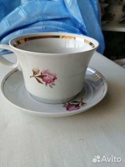 Чашка с блюдцем