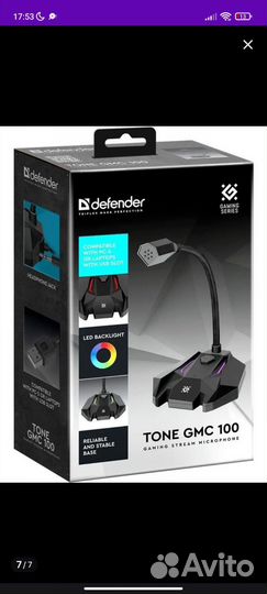 Продам микрофон для пк USB Tone GMC 100