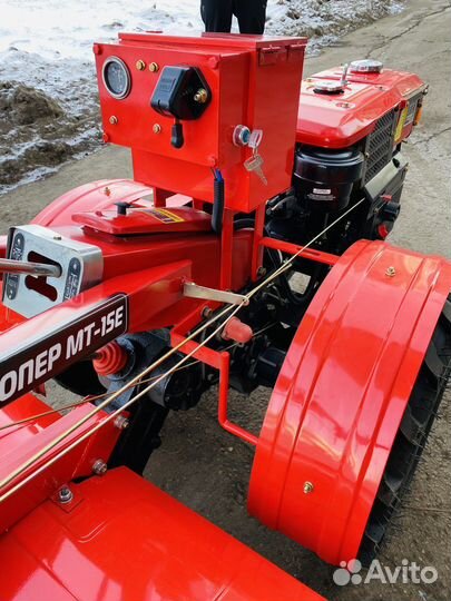 Мотоблок дизельный Хопер 15Е (Водянка)