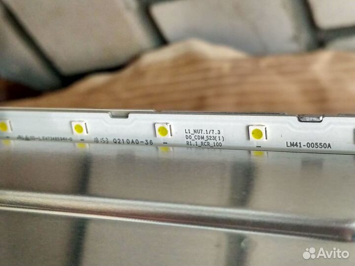 UE40NU7170U подсветка