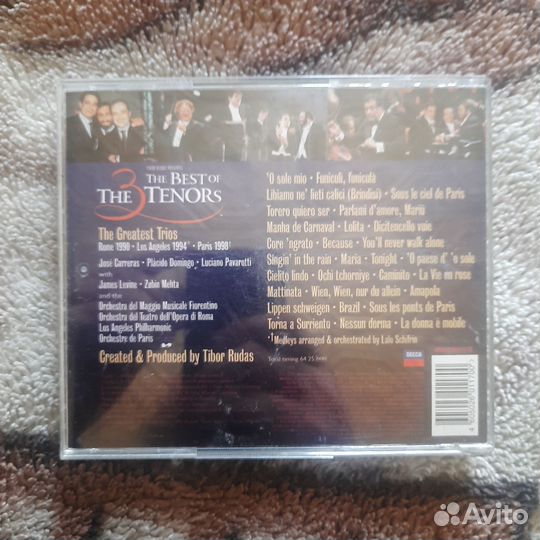 Cd THE best OF THE 3 tenors
