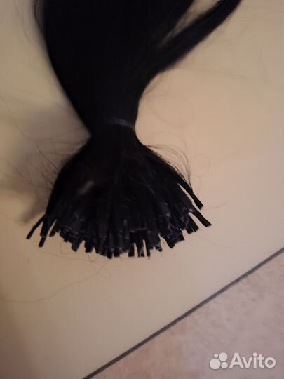 Волосы для наращивания черные бу