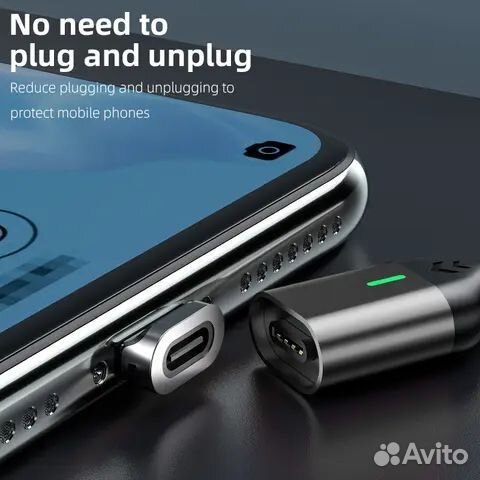 Западный шнур с магнитными type-c micro USB 4pin