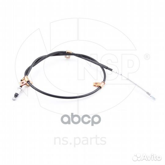 Трос стояночного тормоза левый chevrolet Lanos