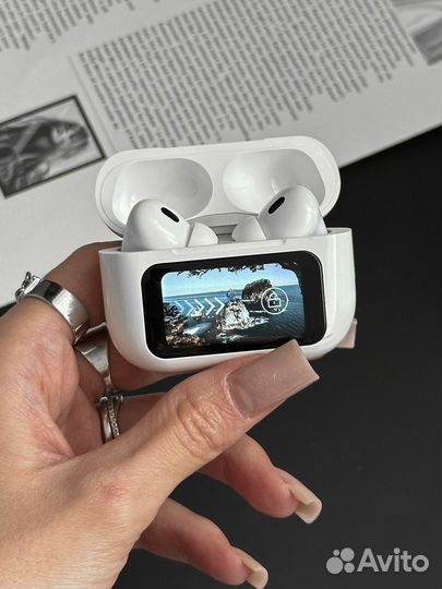 Беспроводные наушники W&O Pods 2 с LED-Экраном