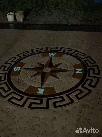 Кислотный краситель для окраски бетона