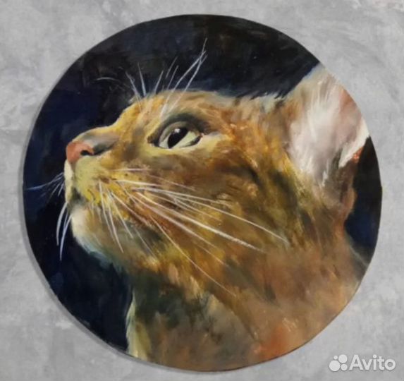 Портрет питомца маслом