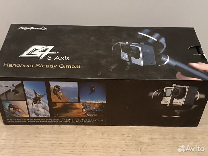 3х осевой стабилизатор-монопод для GoPro 3/4