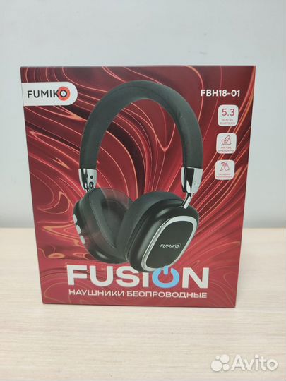 Наушники накладные беспроводные fumiko fusion черн