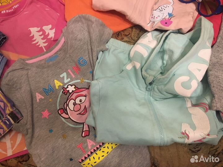 Детские вещи пакетом на девочку 110