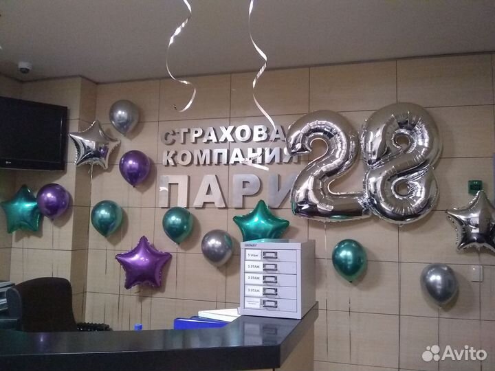 Воздушные шары с гелием