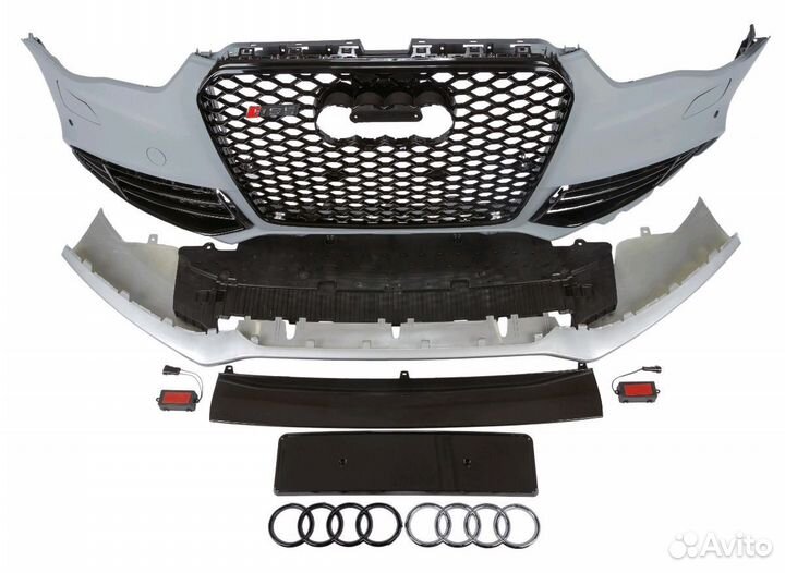 Бампер в стиле RS Audi A5 8T B8