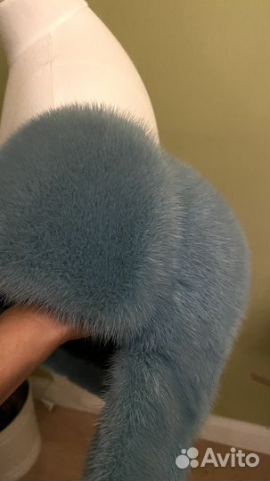 Шапка ушанка норковая женская