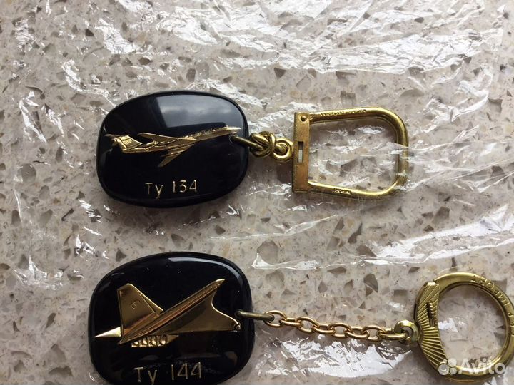 Брелоки Авиаэкспорт Авиация Т У 144 СССР Новые