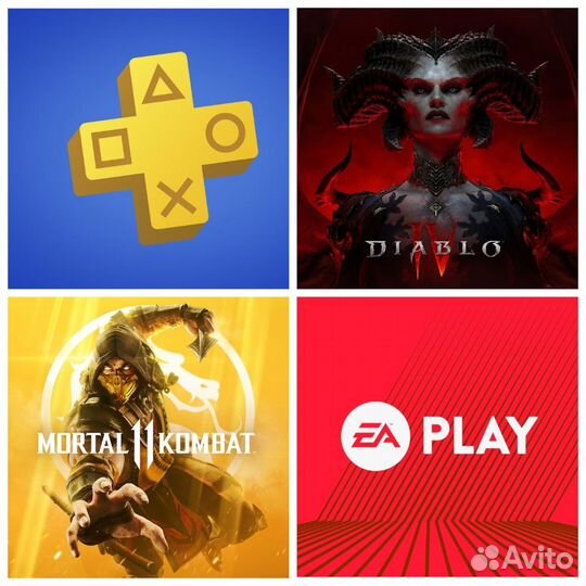Подписка ps plus, ea play, игры ps4-5