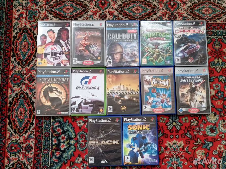 Игровая приставка sony playstation 2 бу