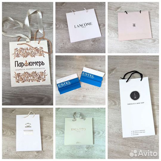Брендовые пакеты и коробки