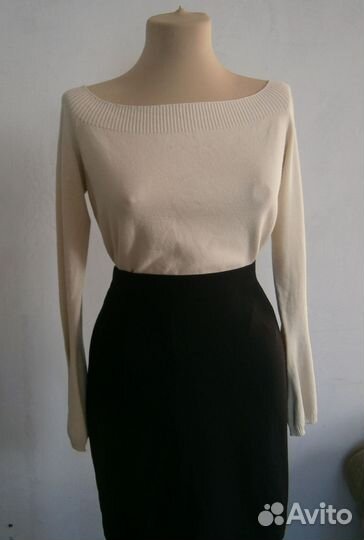 Escada by Margaretha Ley Винтаж Синяя юбка 40