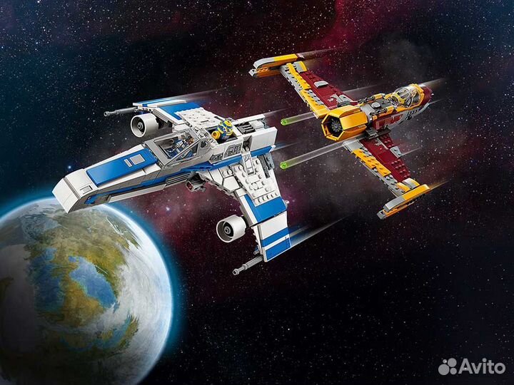 Lego Star Wars Лего 75364 E-wing против Шин Хати