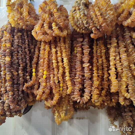 Бусы и браслеты для лечения, Дикий Янтарь 
