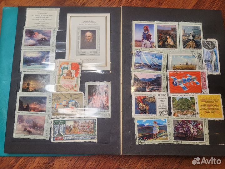 Альбом марок коллекция марки СССР и др. страны