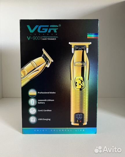 Профессиональный триммер для стрижки бороды VGR