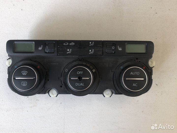 Блок управления климатом volkswagen golf