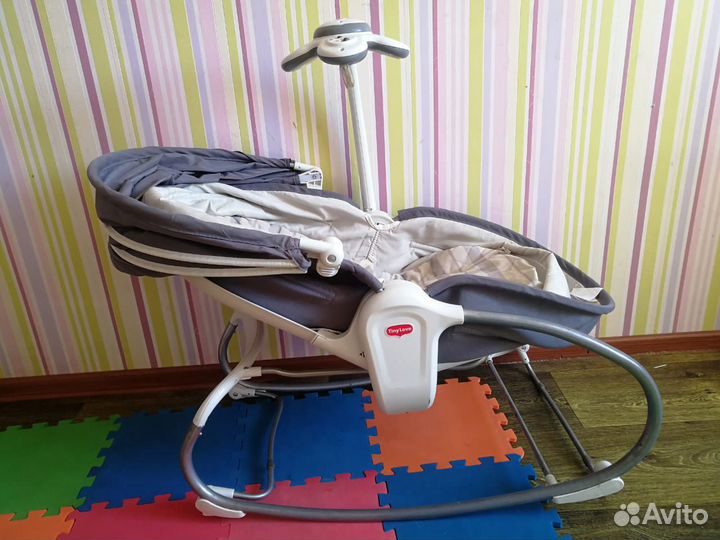 Шезлонг качалка для новорожденных. Люлька - баунсе