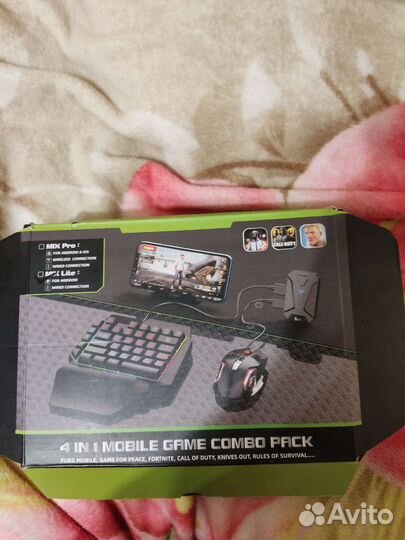Клавиатура смышкой 4 IN mobile game combo pack