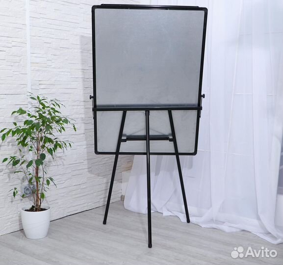 Флипчарт-доска магнитная, регулируется по высоте