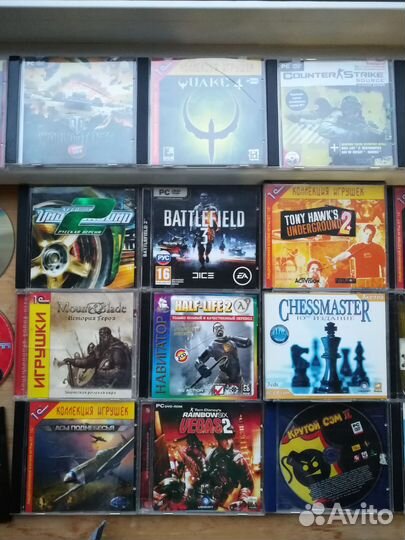 Диски с играми для компьютера
