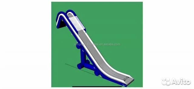 Надувная водная горка