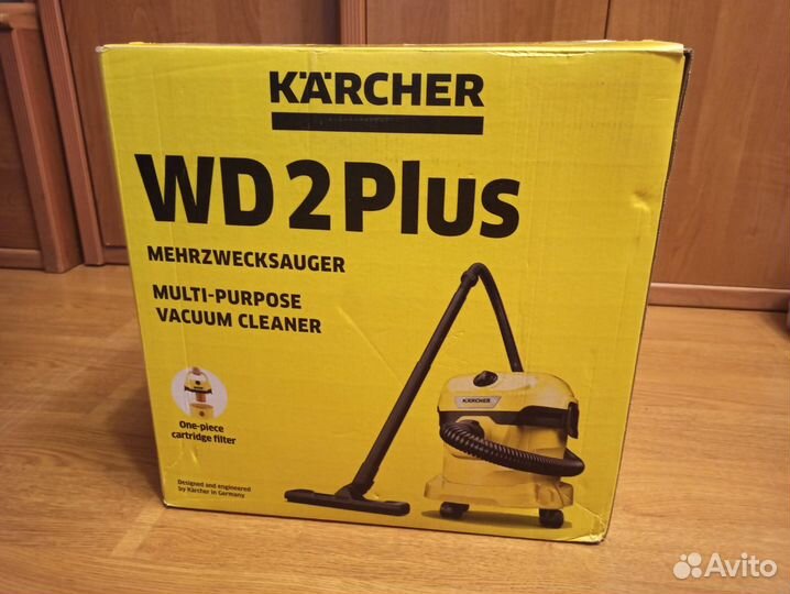 Пылесос Karcher WD 2 Plus