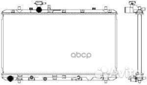 Радиатор основной sakura 34318505 34318505 Sakura