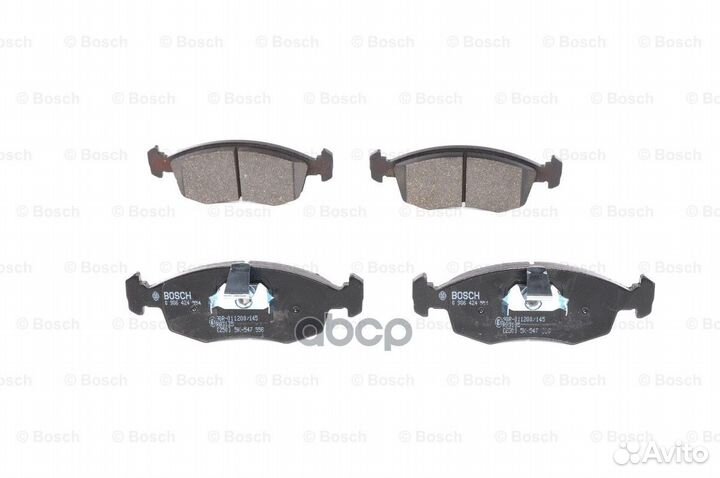 Колодки тормозные дисковые перед 0986424554