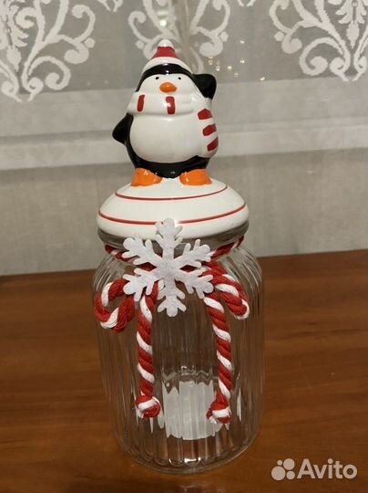 Банка новогодняя для сыпучих