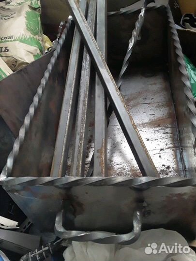 Многоразовый Прочный мангал из стали