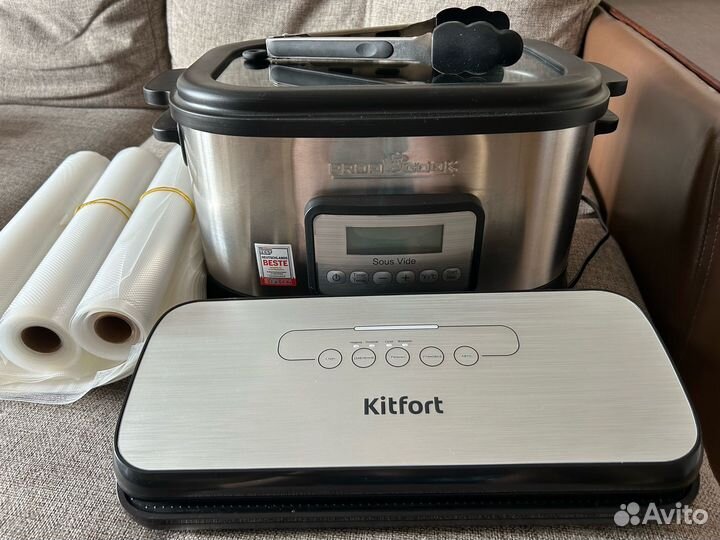 Су вид Profi Cook + Вакууматор Kitfort + 100 пакет