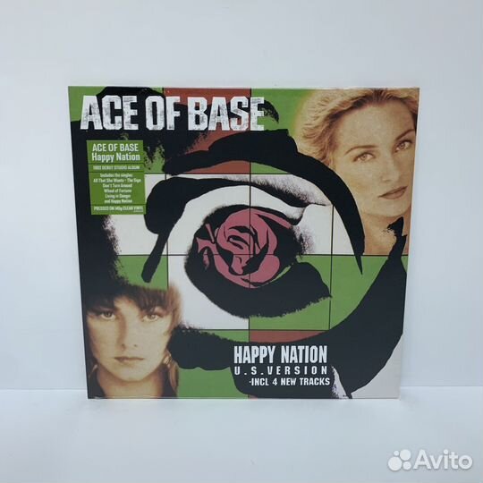 Ace Of Base - Happy Nation LP (clear vinyl)