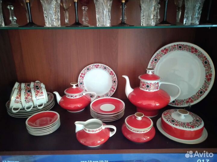 Шикарные старинные коллекционные сервизы СССР