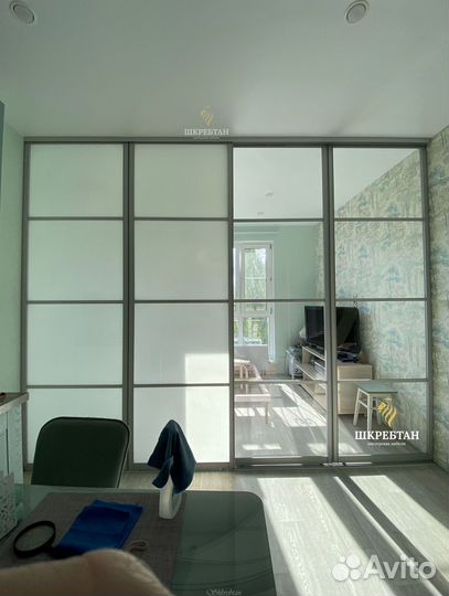 Стеклянные перегородки для зонирования