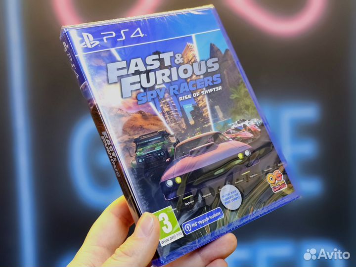 Диск ps4 Fast Furious: Spy Racers, русская версия