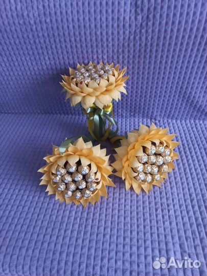 1 Сентября Подсолнух из конфет