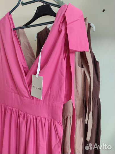 Хлопковый сарафан длинный