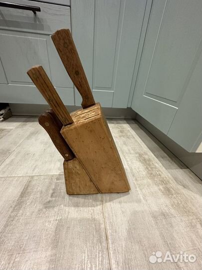 Набор ножей OLD homestead с подставкой США