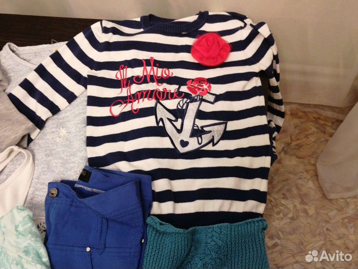 Пакет вещей на девочку рост 140 146