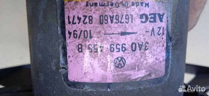 Вентилятор радиатора Passat b3, b4, b5