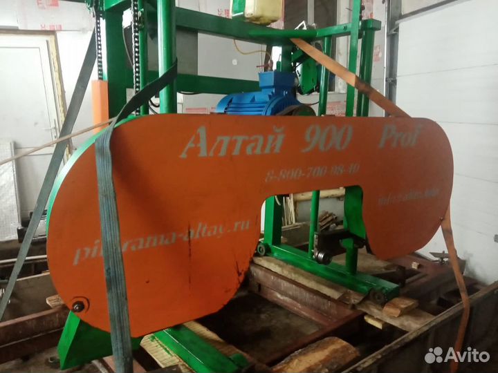 Ленточная пилорама Тайга + пилы, ленты