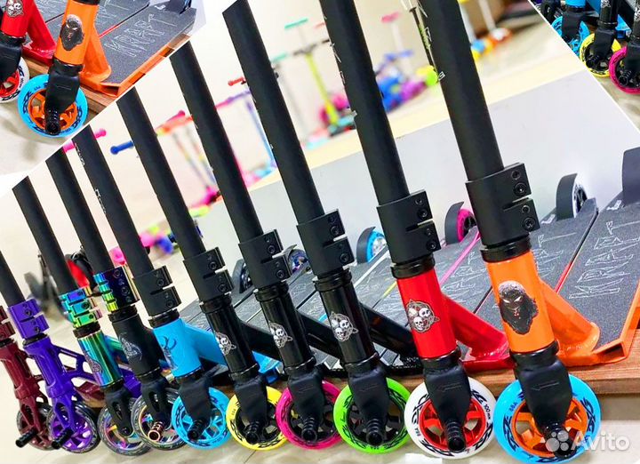 Трюковой самокат новый