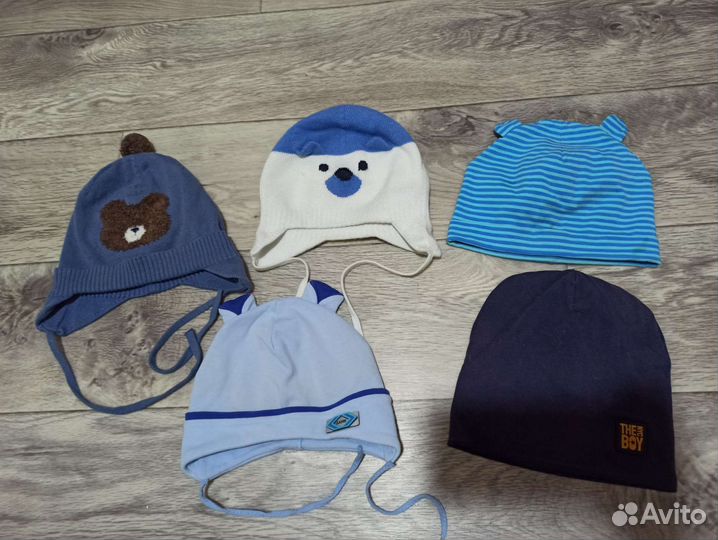 Шапка для мальчика 44-46-48